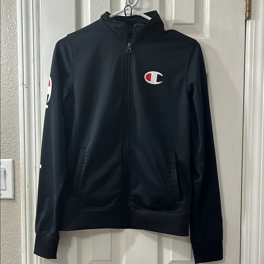 Champion Black Zip-Up Jacket